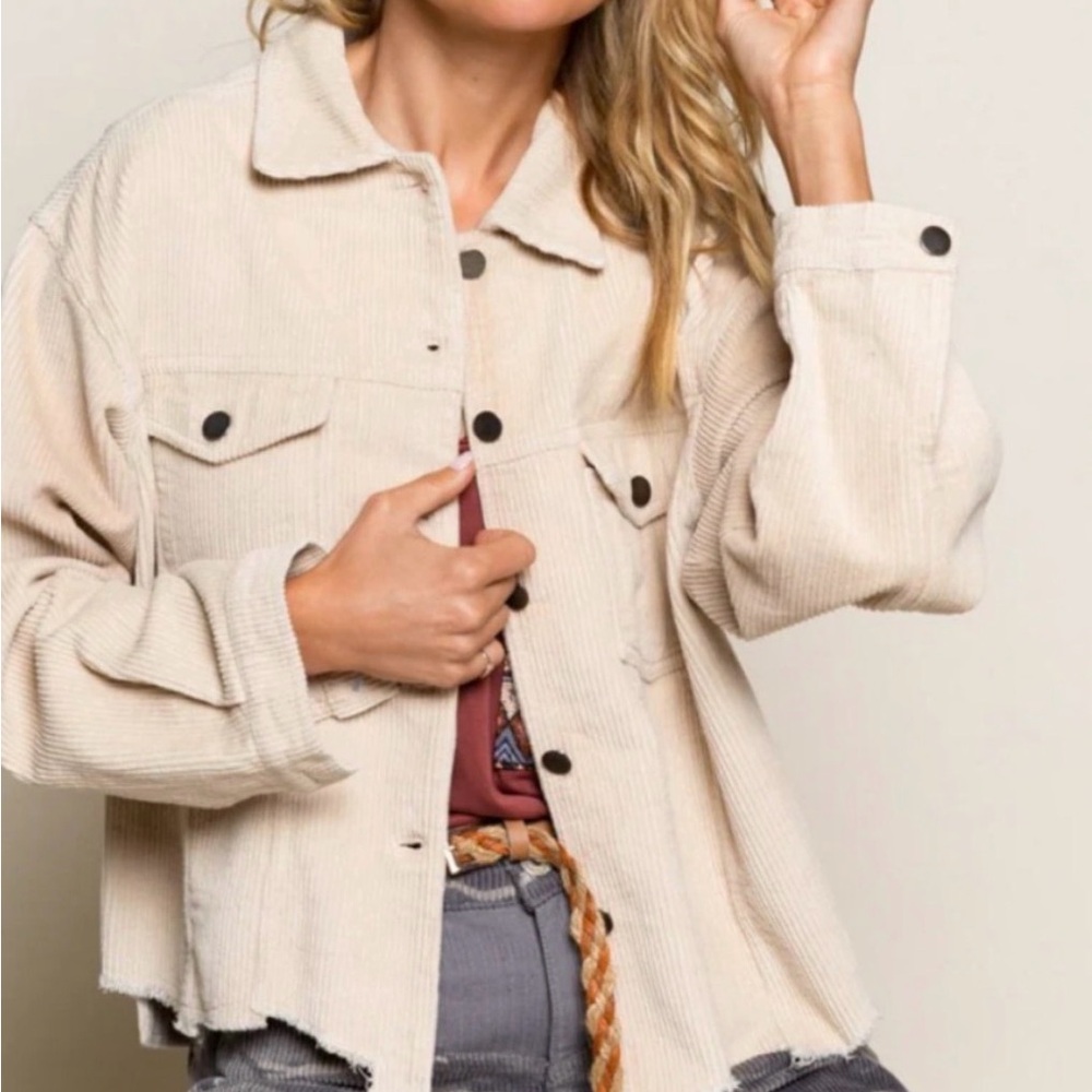12th Tribe Not Your Boyfriend Corduroy Jacket